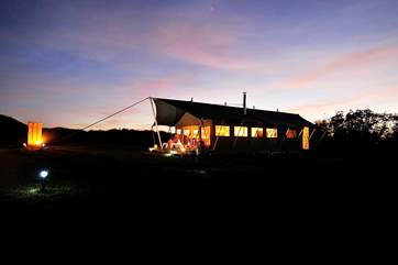 Magical nights at Barefoot Glamping.