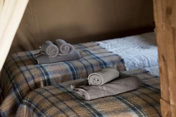 Towels are provided.