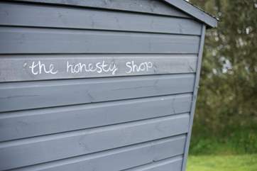 There is a handy Honesty Shop on-site.