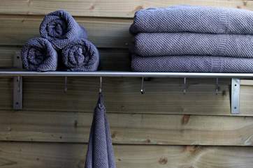 Towels are provided.