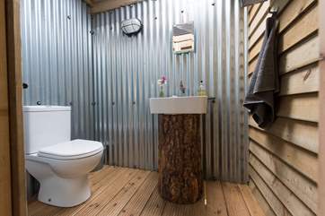 The lovely en suite cloakroom.