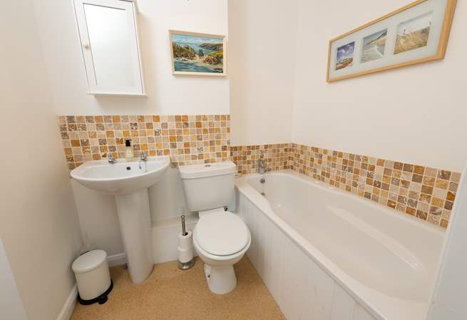 This is the en suite bathroom on the first floor.