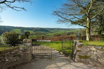 This is your own private entrance to The Mouse House - the view says it all!