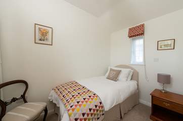 There's flexibility for two guests, as there is also a single bedroom on the ground floor.