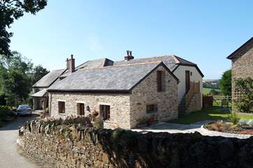 Meadows is larger than expected, including both the stone-built and white rendered parts of the property in the picture.