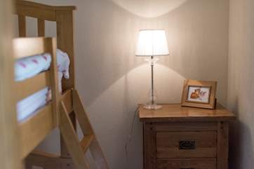 The bunk bedroom.