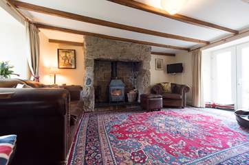 The comfortable sitting-room.