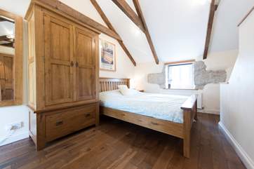 The double bedroom, available for bookings at the discounted rate.