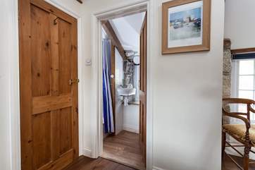 The en suite shower-room in the master bedroom.