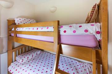 The bunk bedroom.