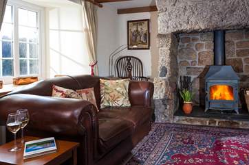 Plenty of seating in the comfortable sitting-room.