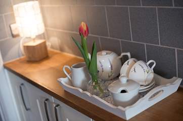 A very warm welcome awaits you... a lovely, fresh baked cream tea.