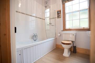 The beautiful family bathroom.