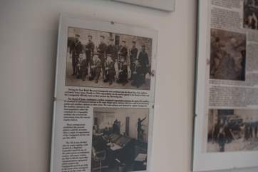 The history of the coastguard station is displayed in the hall.