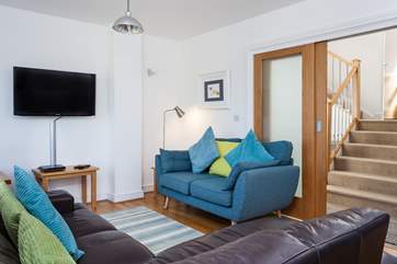 Enjoy reading a good book in the corner.(Two new blue sofas have replace the corner sofa, new photos to follow).