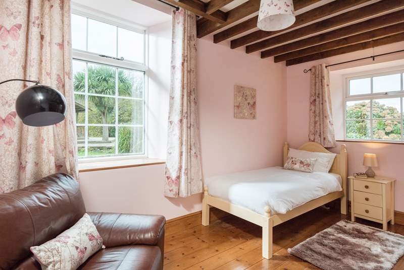 The extra single bedroom (Bedroom 3) offers flexibility for family groups, or can be used as a playroom or study. (Please note, the property only accommodates six guests altogether).