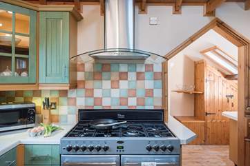 Cook up a treat using the dual fuel range cooker.