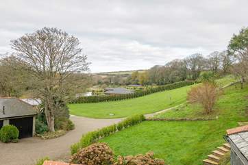 The wonderful view from the top of the house.