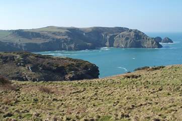 The local scenery is stunning. This view is just across the road.