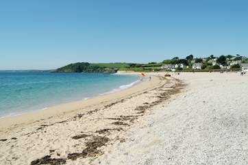 Gyllyngvase beach is a five minute walk away with the popular Gylly Cafe right on the beach.