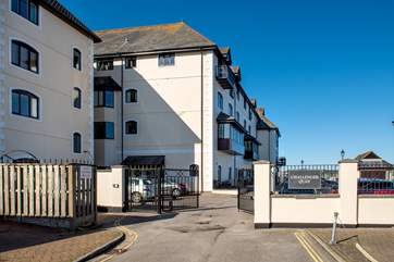 Through into the gated development you will find Pebbles.