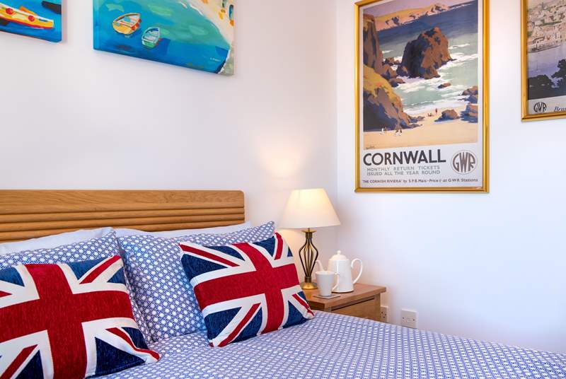 Lots of lovely seaside touches can be found throughout the apartment. 