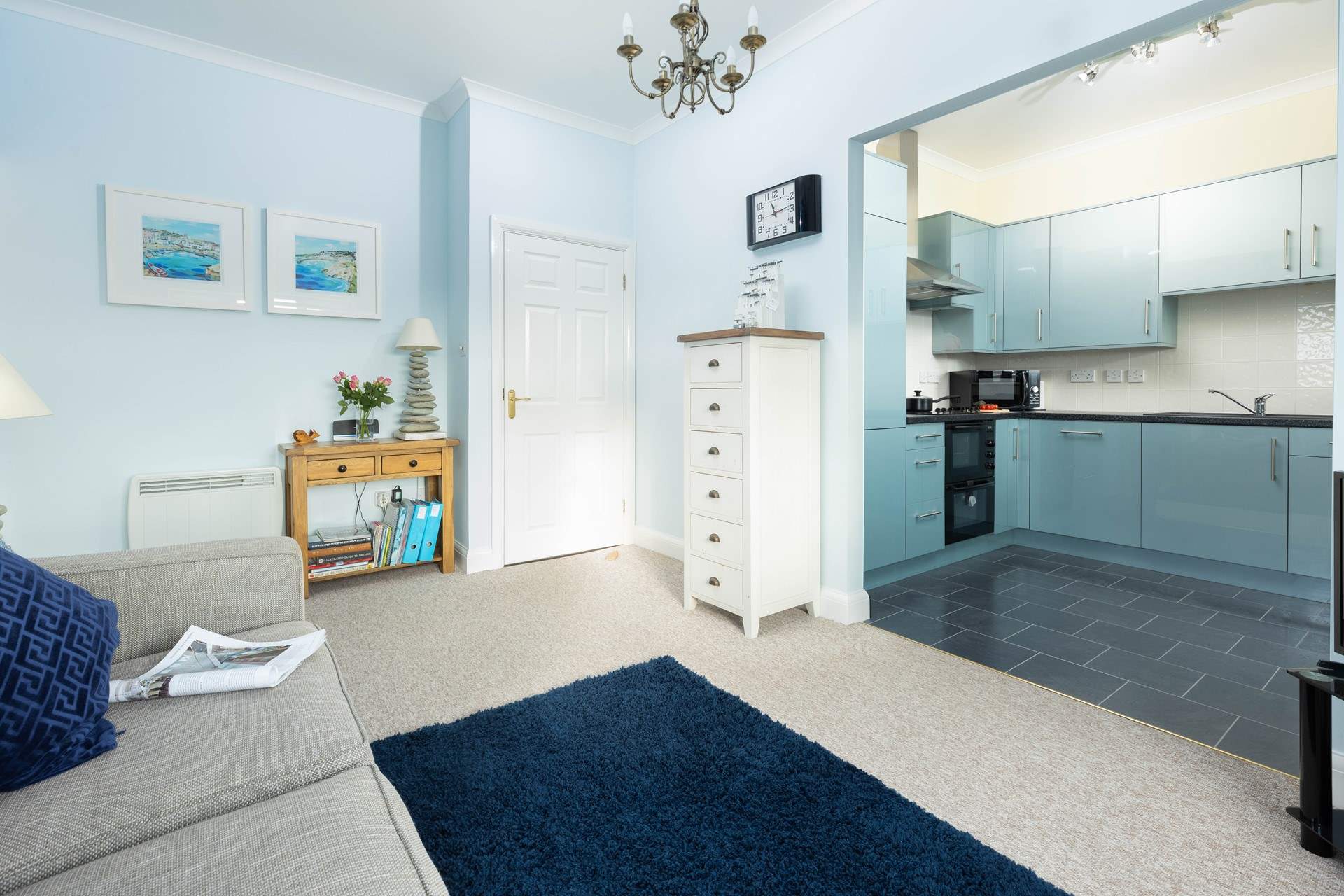 Enjoy relaxing on the sofa while your loved one cooks a hearty meal.  