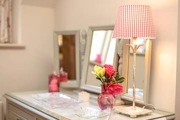 Friendly touches can be found throughout the cottage.