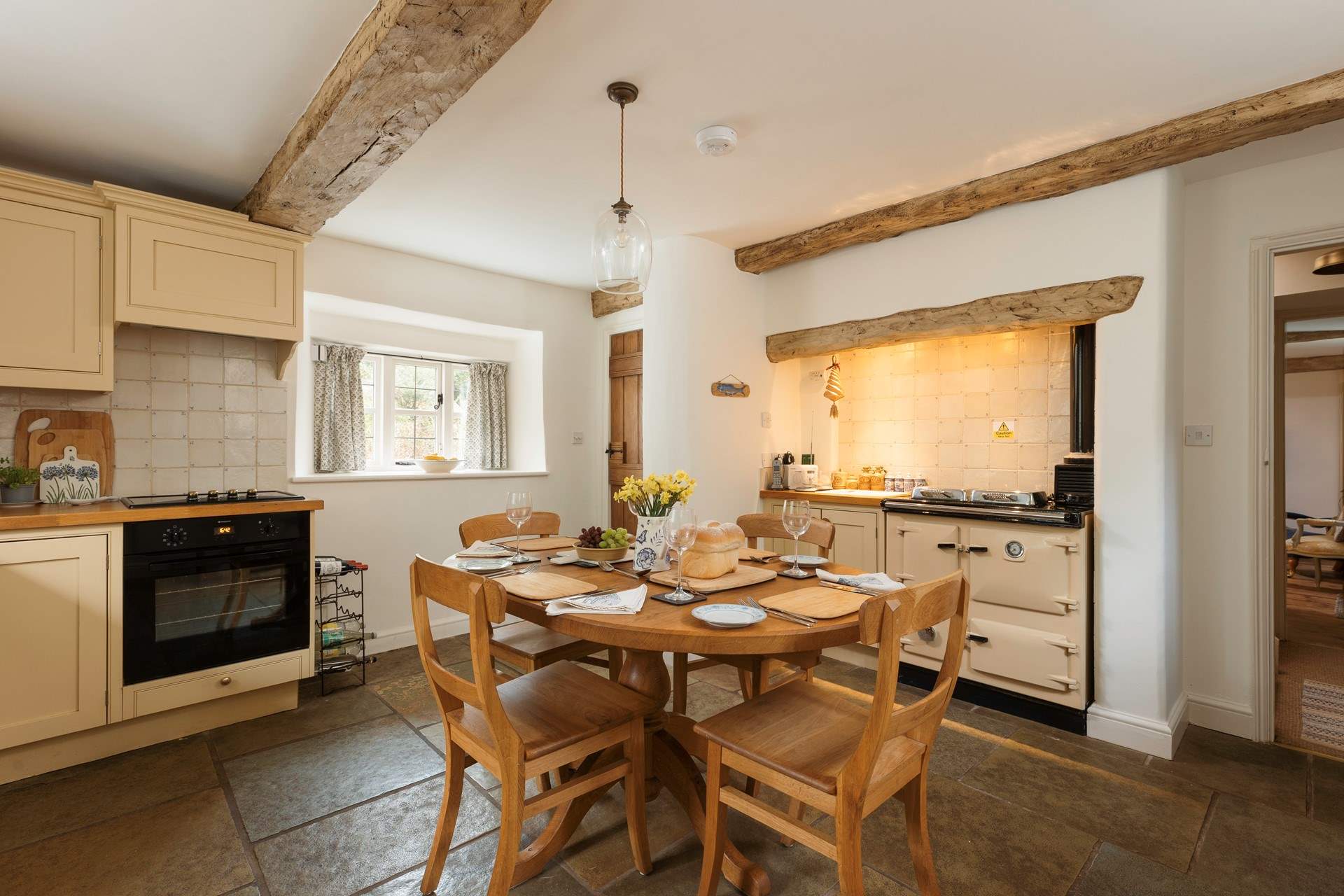 A charming spot for holiday meals.