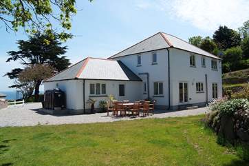 Spacious, detached Arlyn Wartha, viewed from the back garden.
