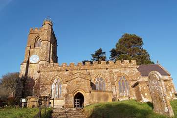 The beautiful village church.