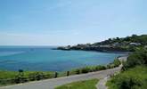 A view of Coverack from the road leading down into the village. - Thumbnail Image