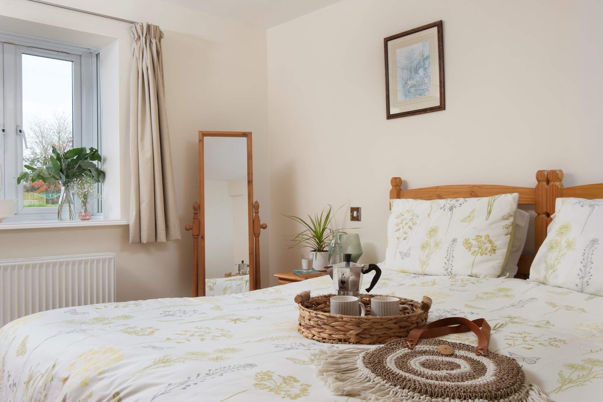 Lovely bedroom number 1 on the ground floor.