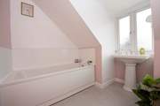 The family bathroom on the first floor.