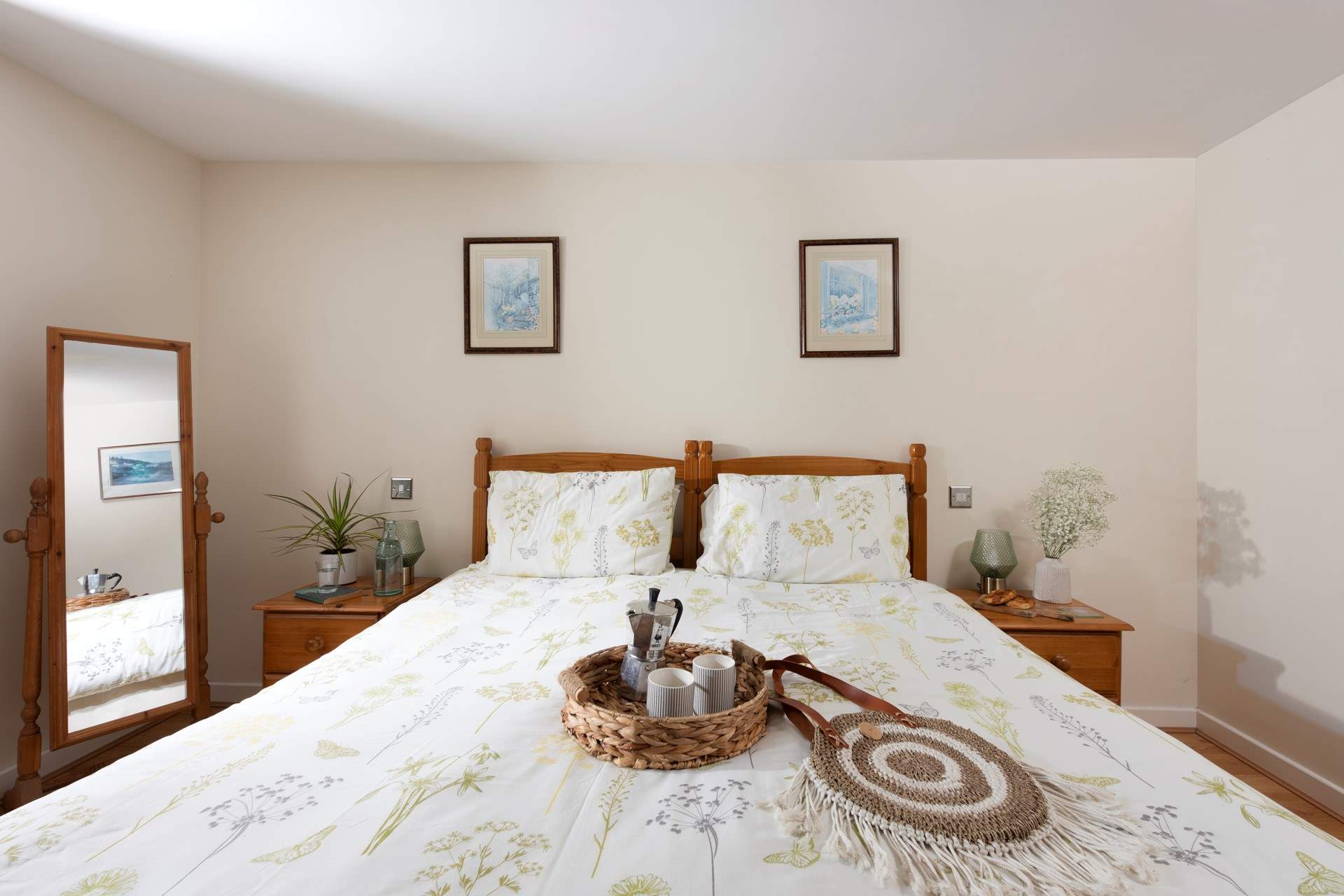 Bedroom 1 on the ground floor.