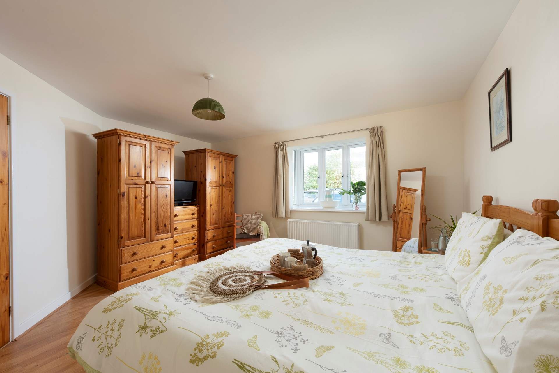 Bedroom 1 on the ground floor has plenty of hanging space.