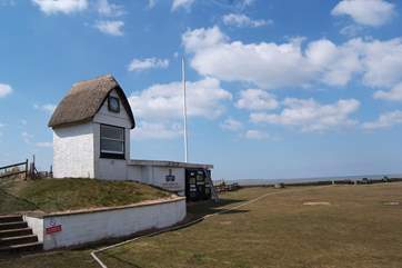The Instow Cricket Club is a stone's throw from the cottage. This must be the best location to watch a summer match!