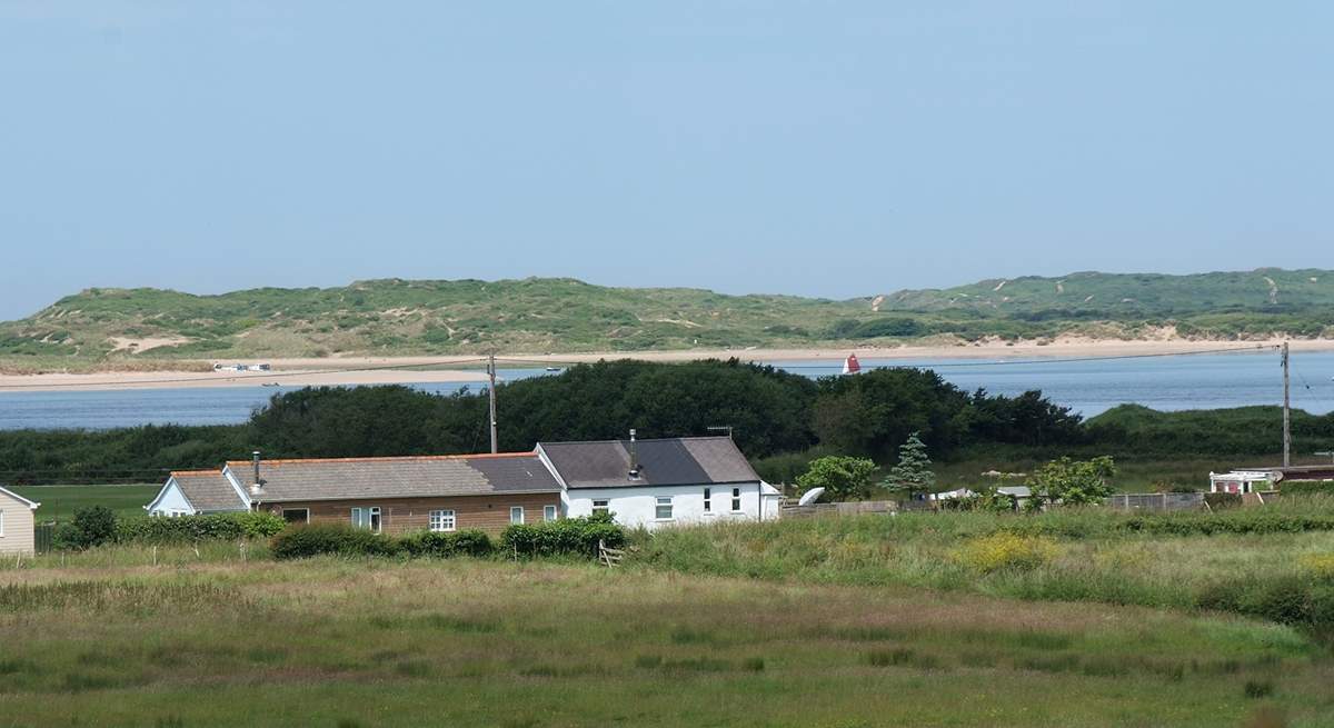 This is the special setting for Sea Cottage, the white cottage in this photograph.