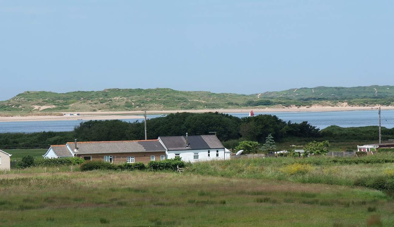 This is the special setting for Sea Cottage, the white cottage in this photograph.