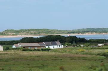 This is the special setting for Sea Cottage, the white cottage in this photograph.