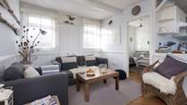 The twin bedroom is through the doorway to the right of this photograph. The double bedroom is off to the left.
