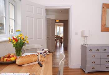 The Linhay can be booked with The Parlour (2662) and linked together via a set of soundproofed double doors if guests wish. Otherwise it is a very private cottage in its own right.