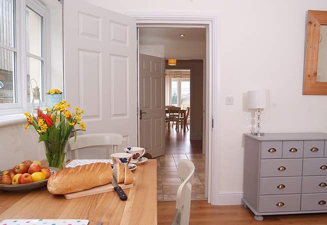 The Linhay can be booked with The Parlour (2662) and linked together via a set of soundproofed double doors if guests wish. Otherwise it is a very private cottage in its own right.