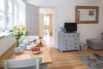 The Linhay can be booked with The Parlour (2662) and linked together via a set of soundproofed double doors if guests wish; otherwise it is a very private cottage in its own right.