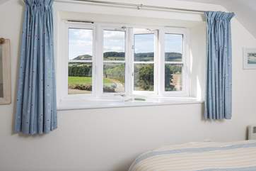 This is the very special view from the double room. (Bedroom 1)