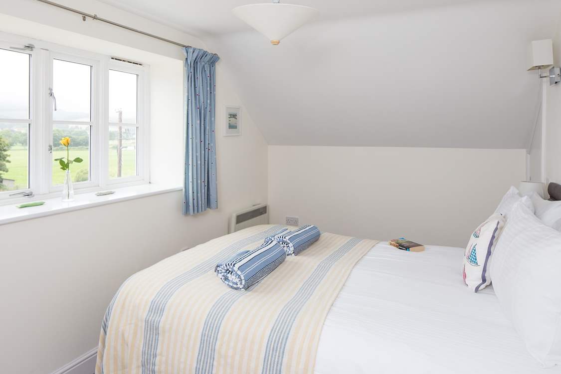Another view of the bedroom with its stunning view.