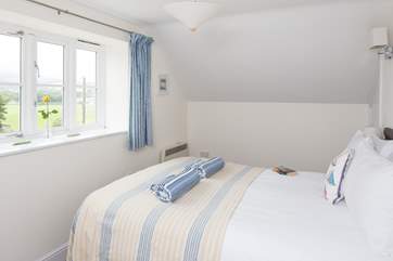 Another view of the bedroom with its stunning view.