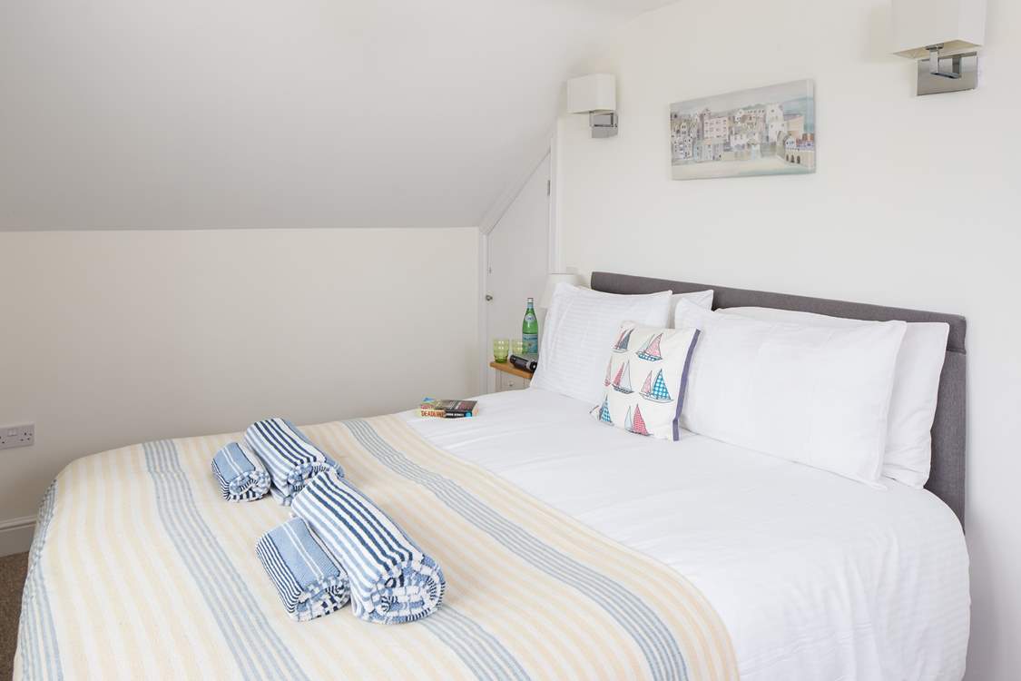 The double bedroom (Bedroom 1) has a king-size bed.