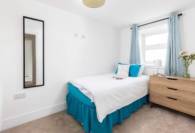 The lovely single bedroom is ideal for either a child or adult.