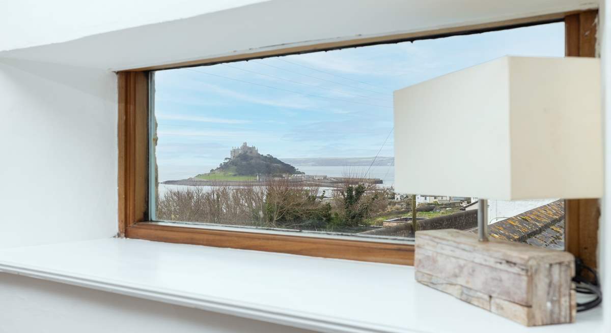 Take in the view of  iconic St Michael's Mount.